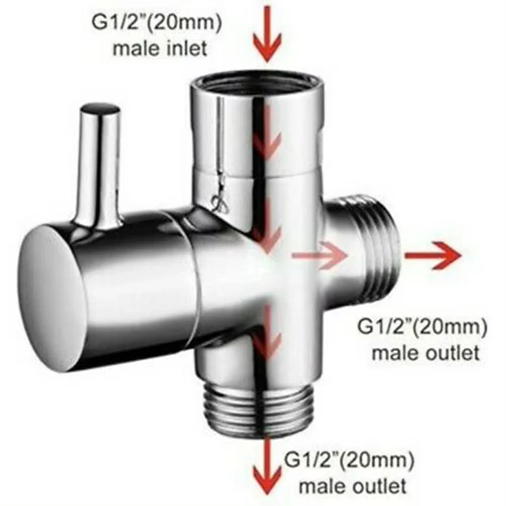 G1/2in 3 Way Diverter Valve T- - đánh giá và giá Shower Valve Cartridge