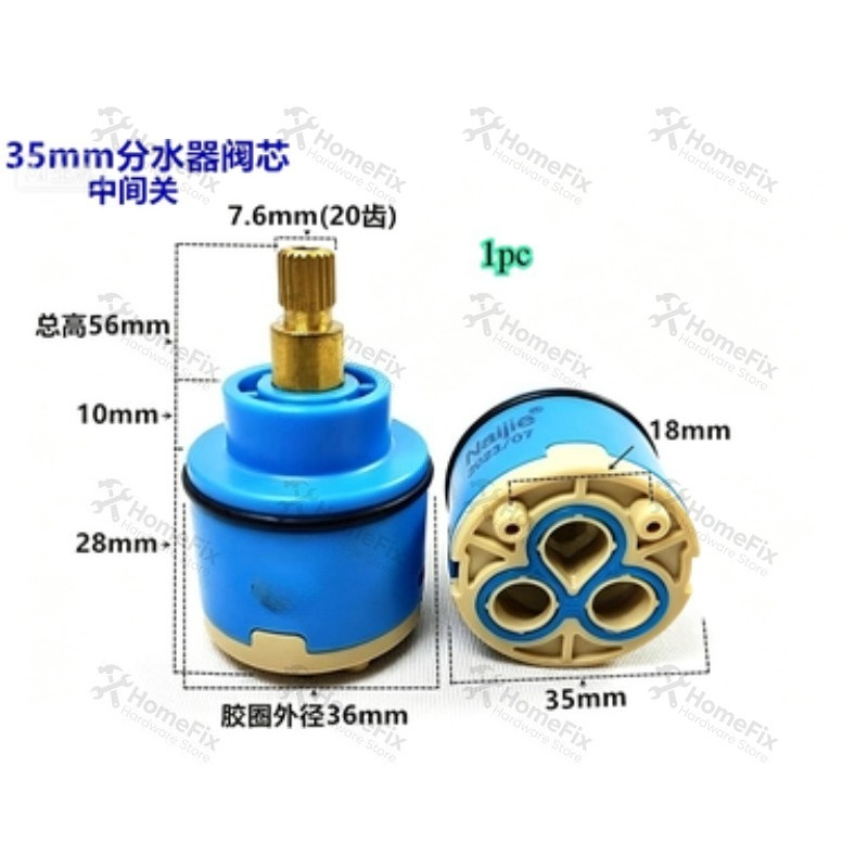 1Pcs Ceramic Valve Core 28mm 3 - đánh giá và giá Basin Mixer Cartridge