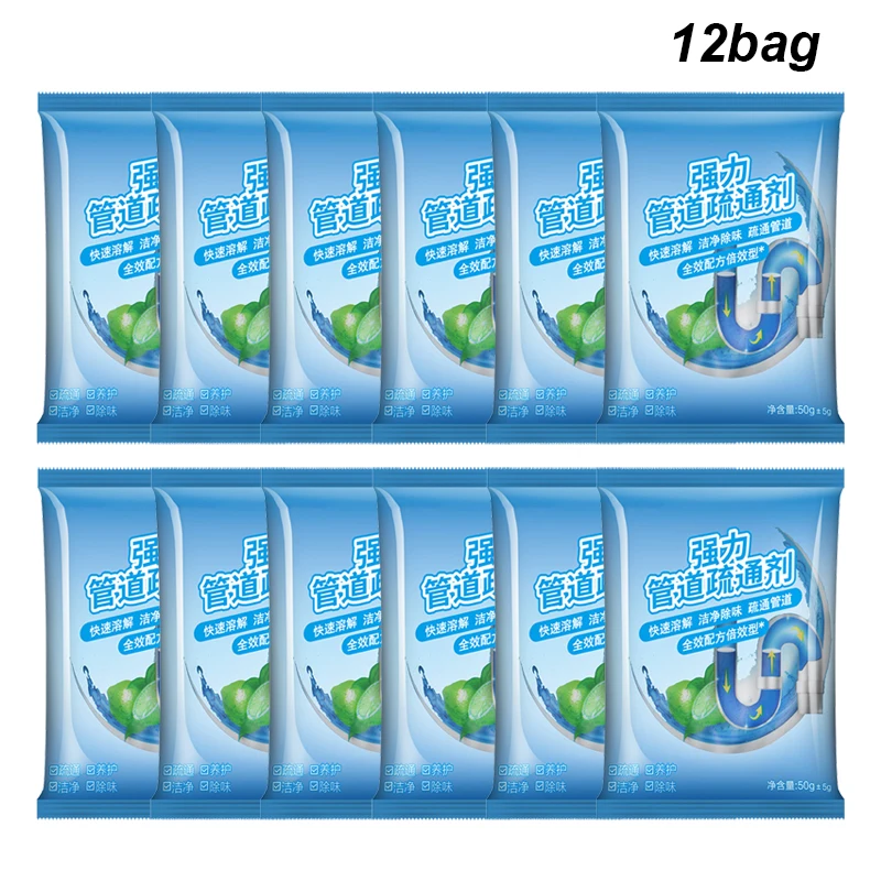 12bags Household drain cleaner - đánh giá và giá Pipe Freeze Spray
